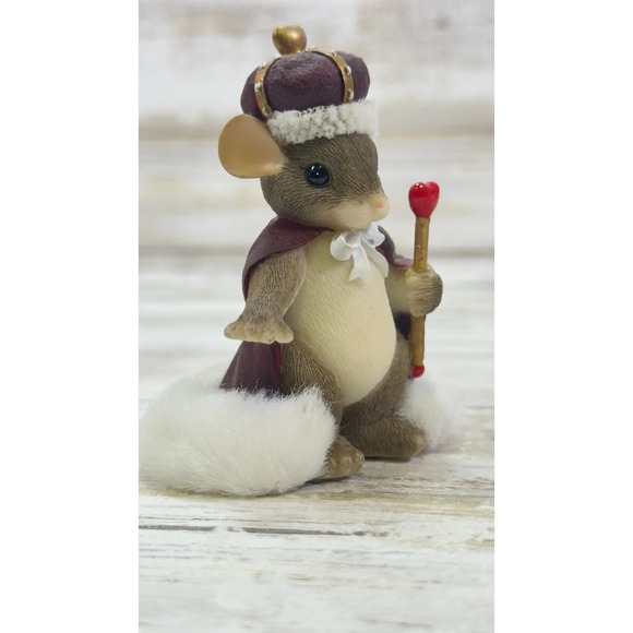 Other - Fitz & Floyd Charming Tails King of My Heart 84/113 Mouse Figurine